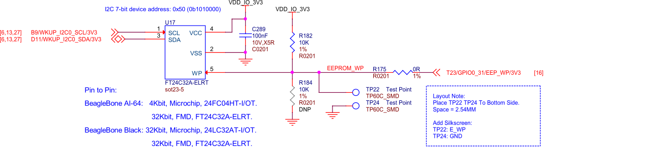 BeagleY-AI board id eeprom