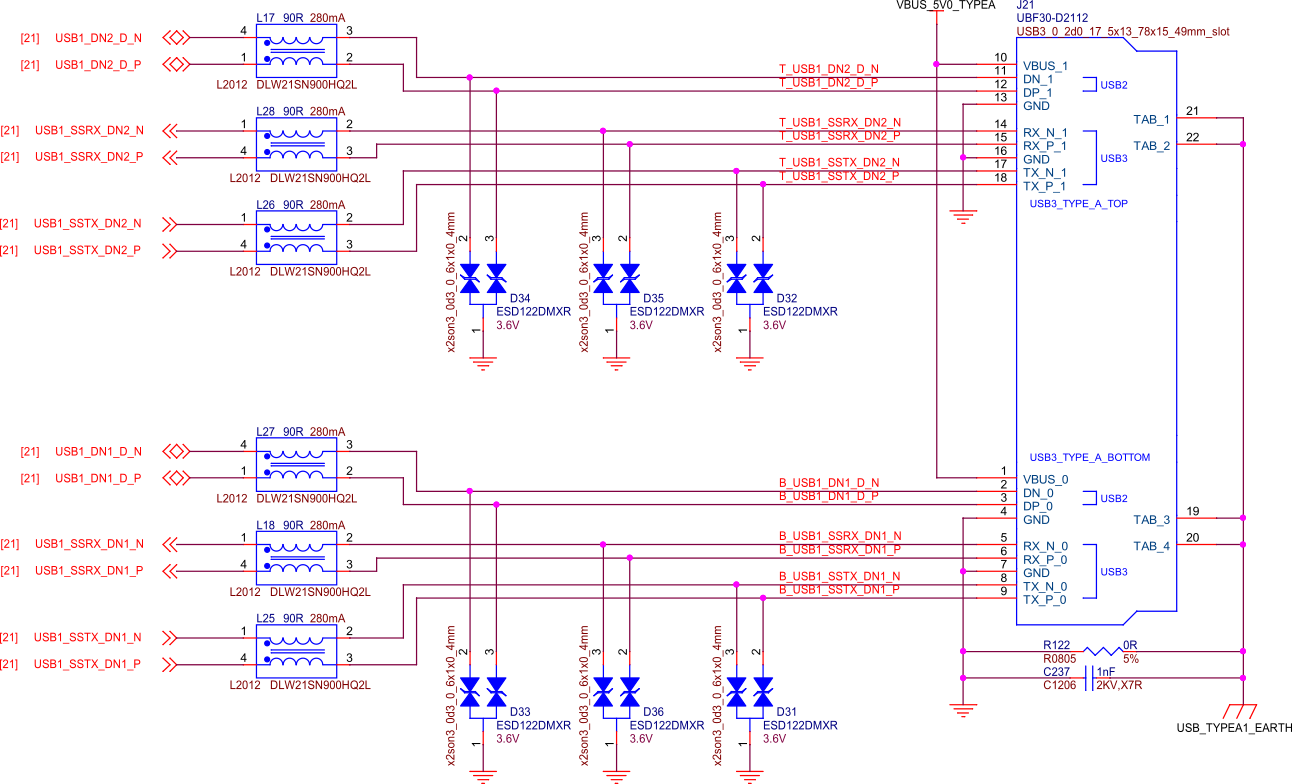 BeagleY-AI USB-A Connector 2