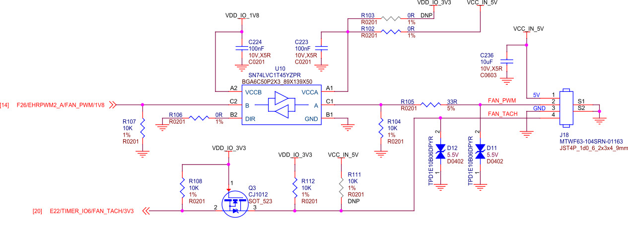 BeagleY-AI fan connector
