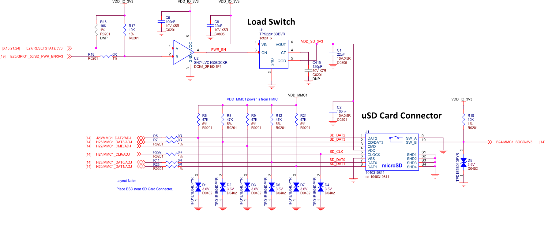 BeagleY-AI microSD card interface