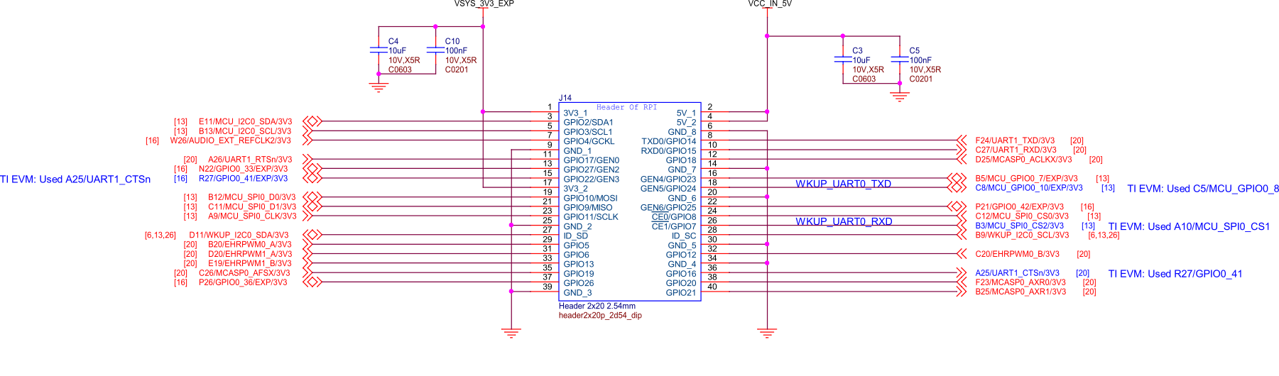BeagleY-AI user expansion connector