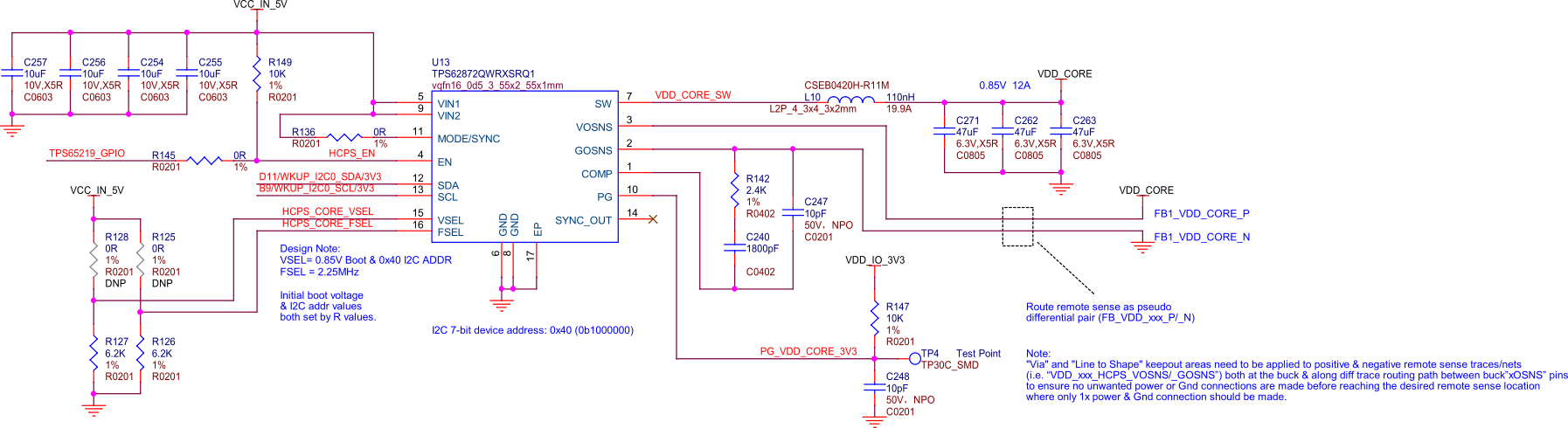 BeagleY-AI VDD core High Current Power Stage (HCPS)