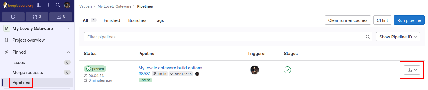 gateware pipeline