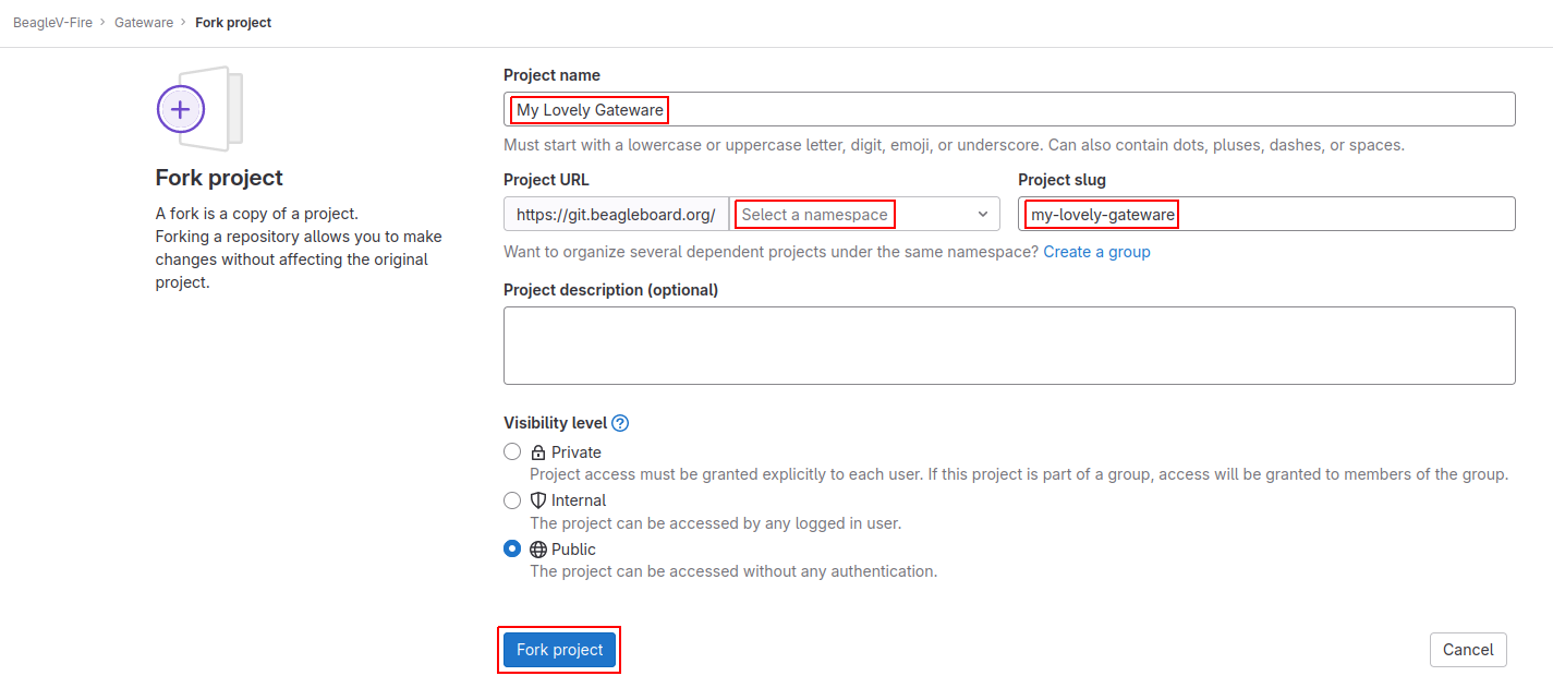 Create gateware fork